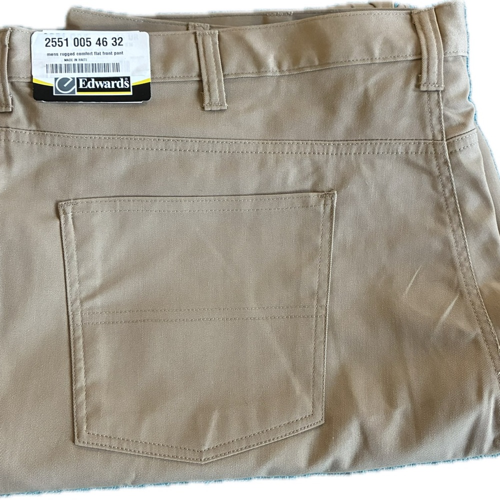 👖 Edwards Men’s Tan Khaki Work Pants